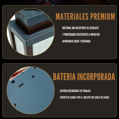 Luz nocturna estilo píxel